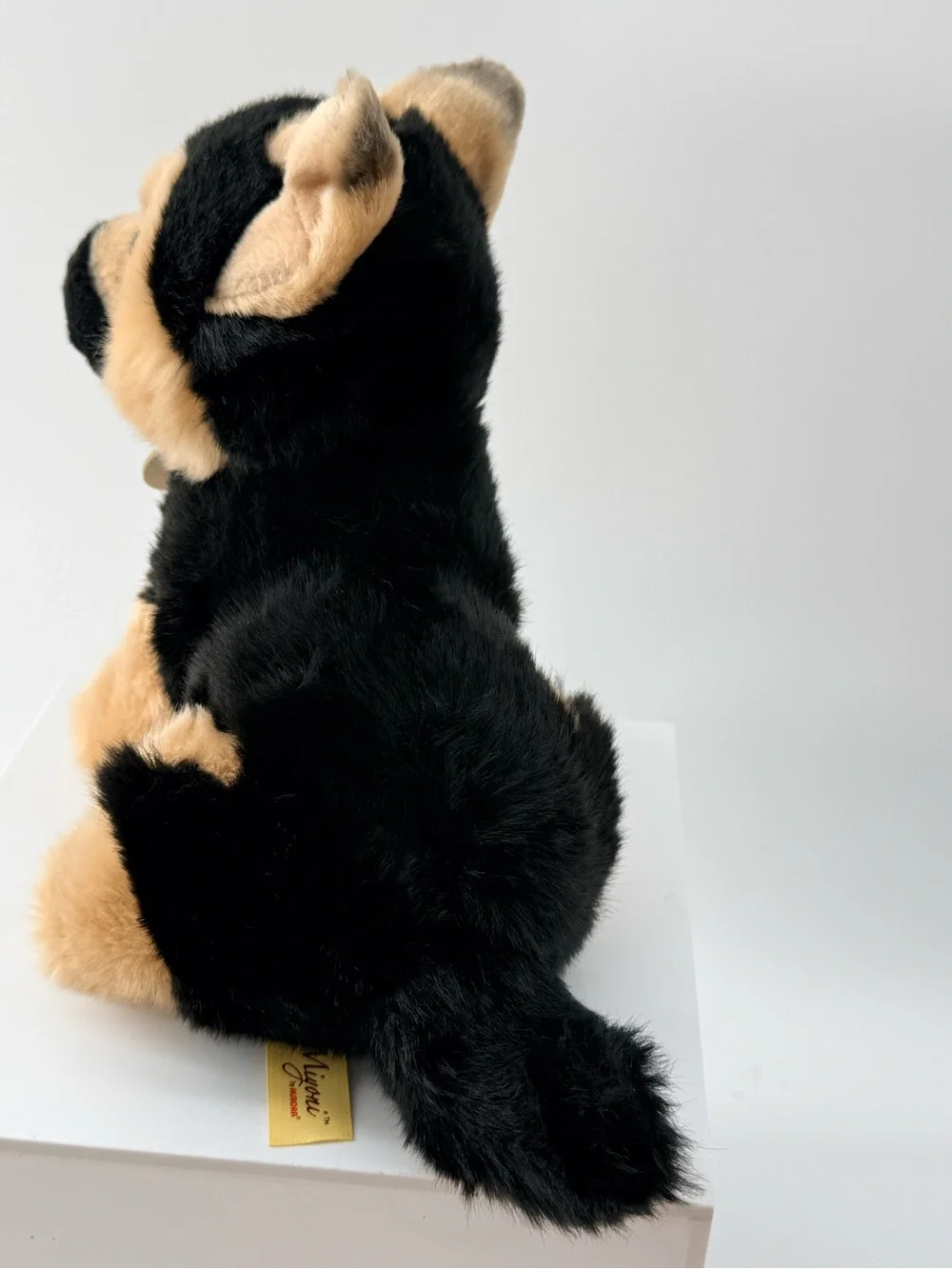 Soft Plush German Shepherd Puppy Toy - Black & Tan